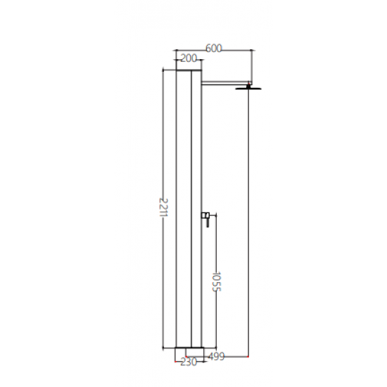 Ducha de exterior Inox PHOENIX SERIES Ducha de exterior Inox PHOENIX SERIES