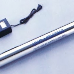 Quartz tube for UV lamp. 6 GPM