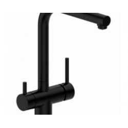 Grifo de vias Monomando fregadero para osmosis NEGRO MATE