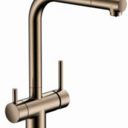 Grifo de vias Monomando fregadero para osmosis ACERO INOXIDABLE
