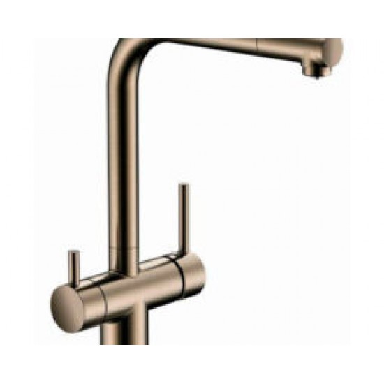 Grifo de vias Monomando fregadero para osmosis ACERO INOXIDABLE