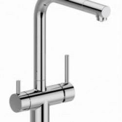 Grifo de vias Monomando fregadero para osmosis con caño extraible CROMADO