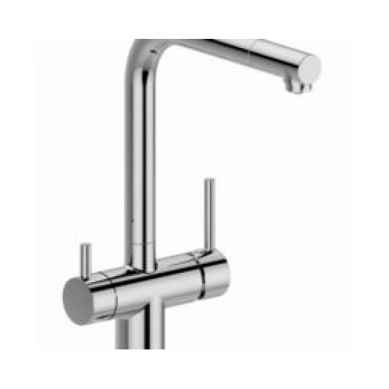 Grifo de vias Monomando fregadero para osmosis con caño extraible CROMADO