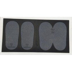 Pack 2 small mountable disinfectant mats