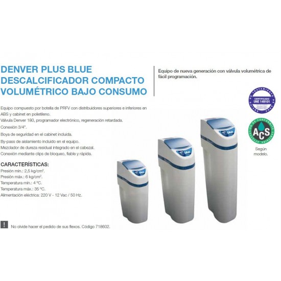 Denver Plus Blue 12 Softener Denver Plus Blue 12 Softener