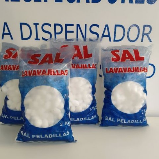 8 Kgs pack of peeled salt for softeners