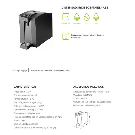 CS-18 Dispensador de agua Columbia