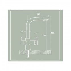 3-way tap Forum MetalFree