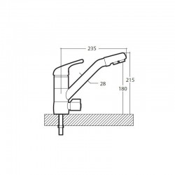 Sintra 3-way mixer tap