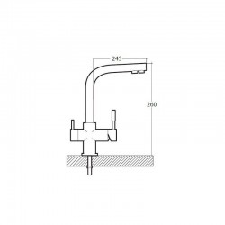 Grifo 4 vias Rider de osmosis inversa