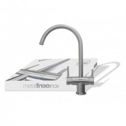 Ares 3 Way Faucet MetalFree Inox
