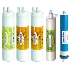 4 CS Filters with GAC carbón post-filter and membrane