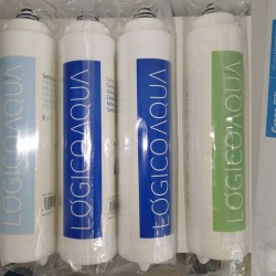 Pack 4 Logic Aqua Filters plus membrane
