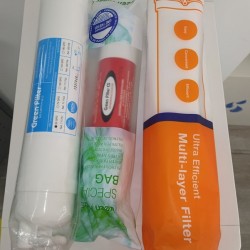 Filters and membrane for osmosis Prisma with pH adjustment