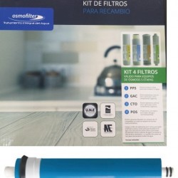 Kit 4 basic filters plus 50 GPD membrane
