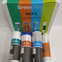 Green Filter 4 Filters Pack for Reverse Osmosis