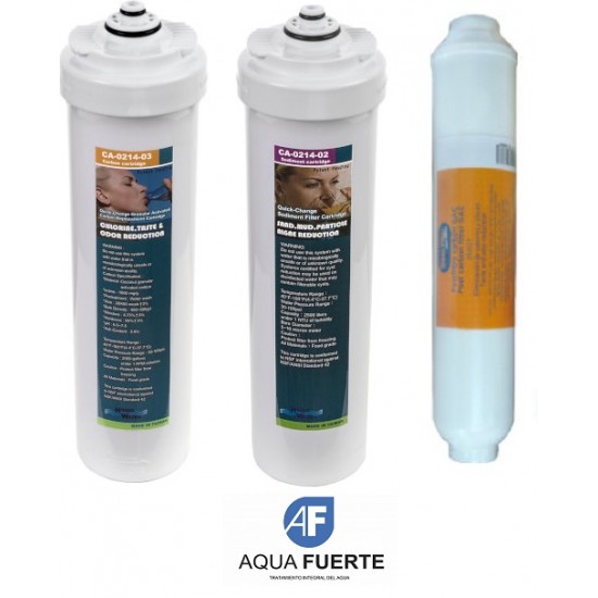 Winny 2 QCC water filters and carbon post-filter Winny 2 QCC water filters and carbon post-filter