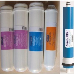 Pack 4 Filtros Osmosis Inversa In Line Classic con Membrana 