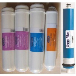 Pack 4 Filtros Osmosis Inversa In Line Classic con Membrana 