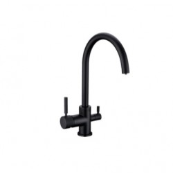 Esla black 3-way faucet