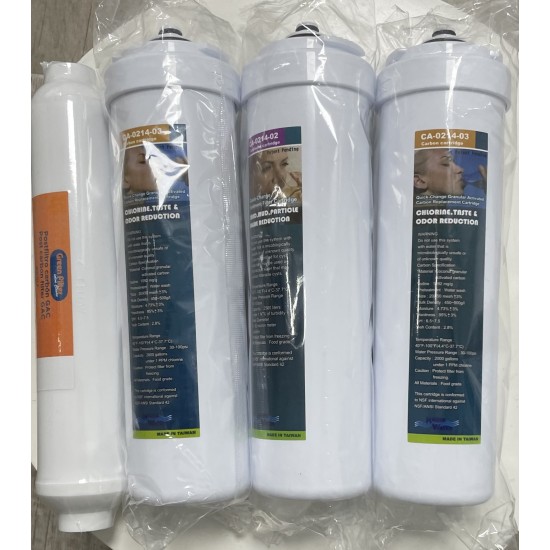 Winny 3 QCC water filters and carbon post-filter